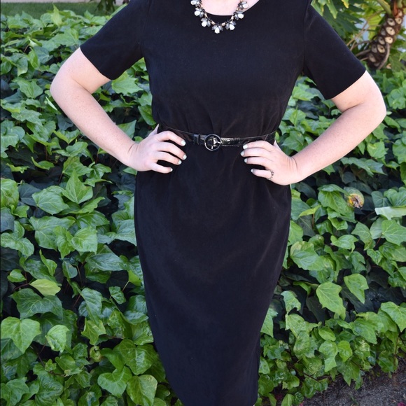Leslie Fay Suede Dress