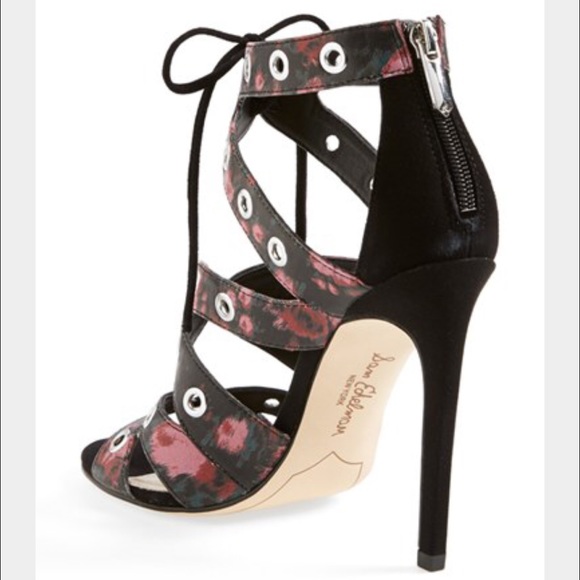 New Sam Edelman floral high heel sandals - Picture 2 of 4