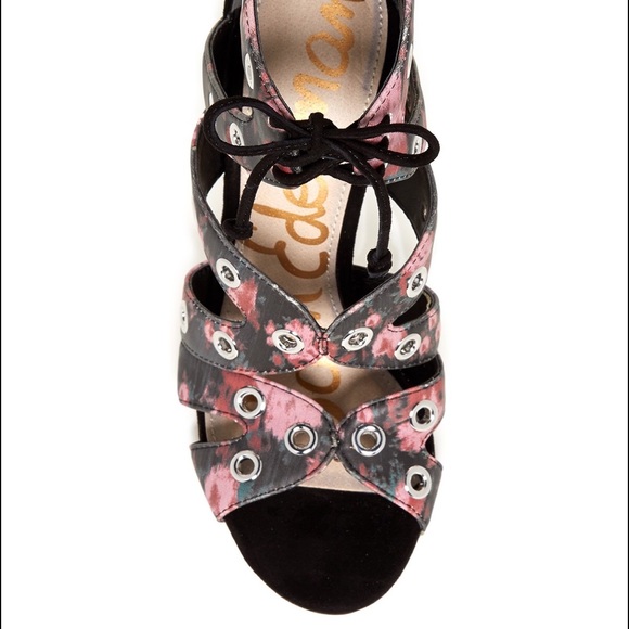 New Sam Edelman floral high heel sandals - Picture 3 of 4