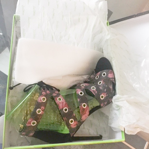 New Sam Edelman floral high heel sandals - Picture 4 of 4