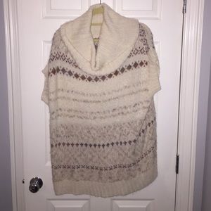 Sleeveless turtle neck free people sweater