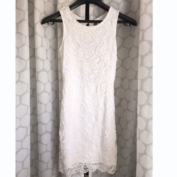 White lace dress from H&M