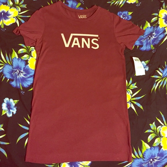 Maroon Vans Tshirt