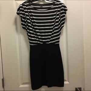 French Connection black and white dress