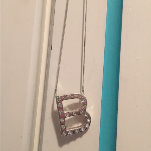 Initial "B" necklace