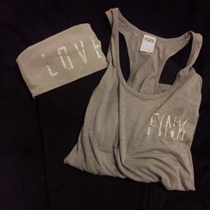 VS PINK Yoga Pants & Tank