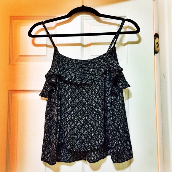 πHPπ Blue patterned AEO tank top - Picture 3 of 4