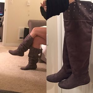 Over the knee boots