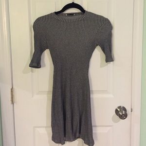 Ribbed mini dress