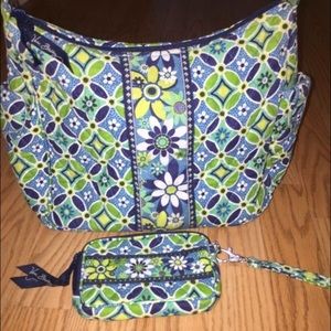 Vera Bradley Purse with matching Wristlet