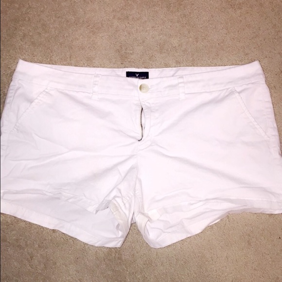 AE white shorts