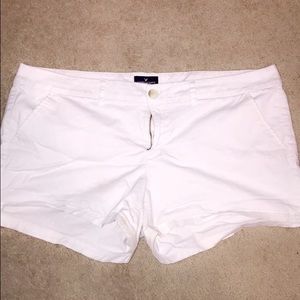 AE white shorts