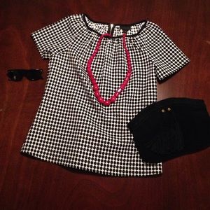 Polka dot blouse