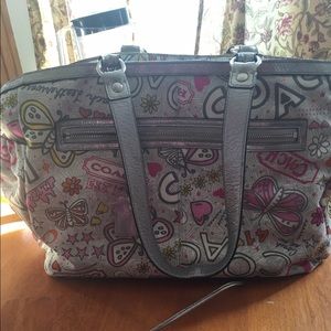 Coach diaper bag