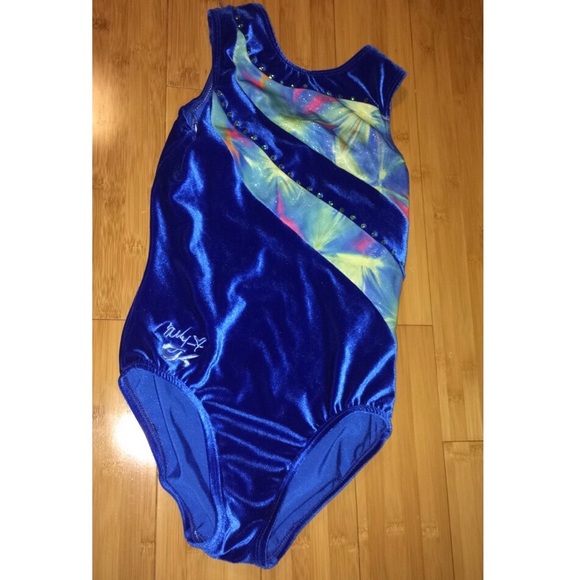 Blue Gymnastics Leotard