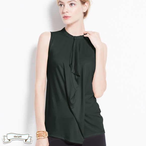 Ann Taylor sleeveless shell S