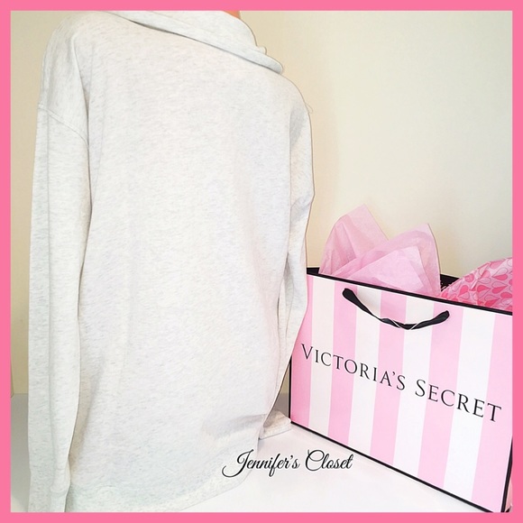 ••Victoria Secret•• half zip up sweatshirt - Picture 2 of 2