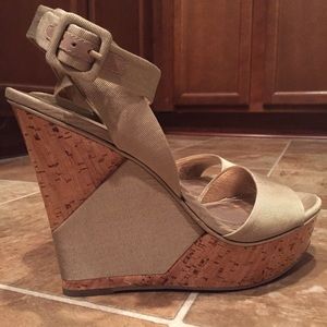 'Rink' BCBGeneration cork wedge