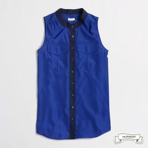 J. Crew Factory utility blouse 6