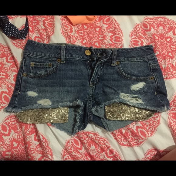 Sequin American Eagle Shorts
