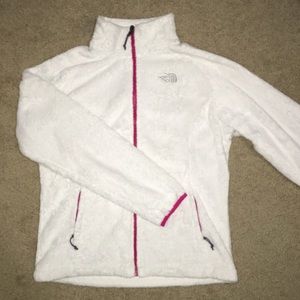 North face fuzzy jacket