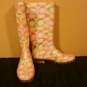 Coach Rainboots