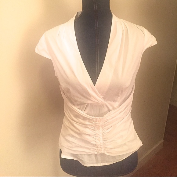 Cute white cotton top