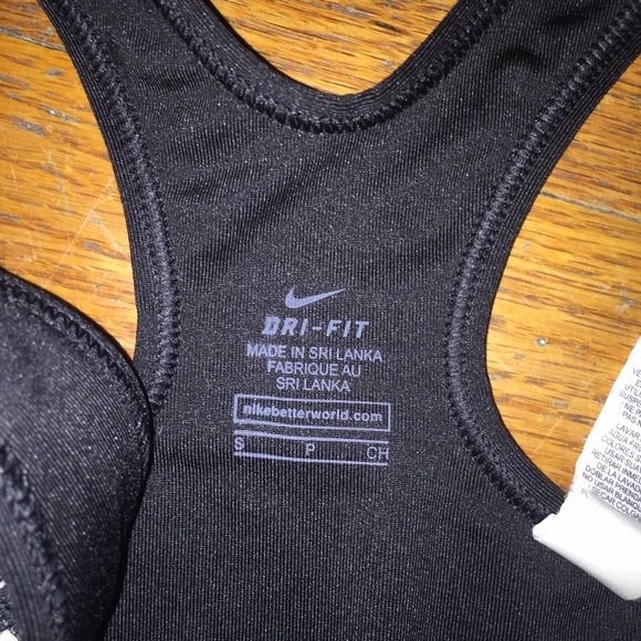 Nike Black Polka Dot Sports Bra - Picture 3 of 3