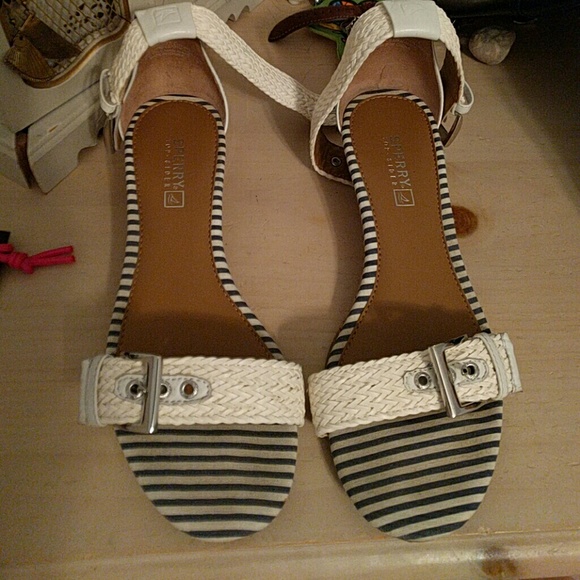 Summer wedge sandals