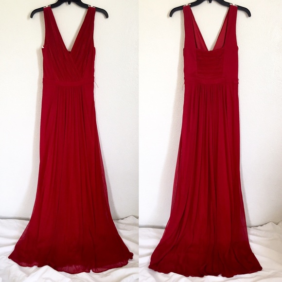 Red Long Gown