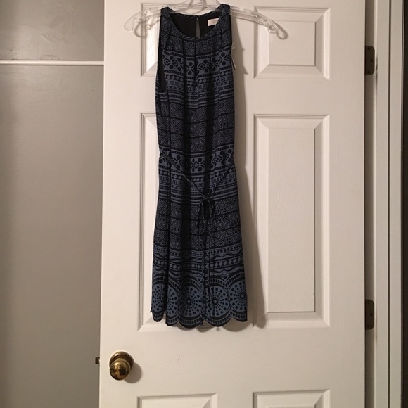 Dress w/ High Neck