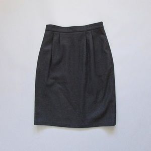 SOLD • Beautiful wool pencil skirt in black