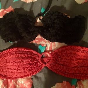 Holister swim tops. Both for $20. Padded.