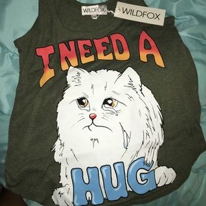 Wildfox Cat Tank Top