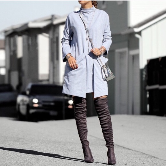 Gray Pockets Dress