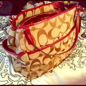 Coach Signature C Diaper/Tote Bag Large