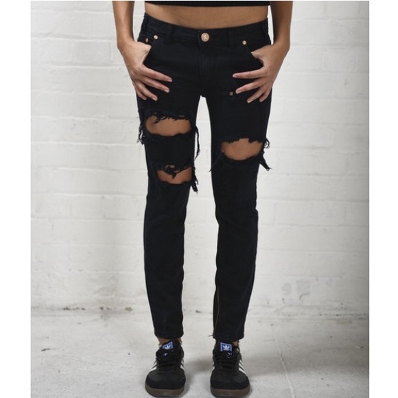 London FreeBird Distressed denim by OneTeaspoon