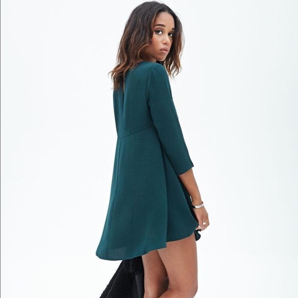Forest green dress