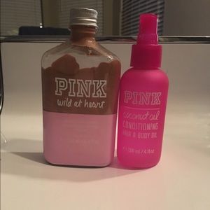 PINK luminous body bronzer & oil