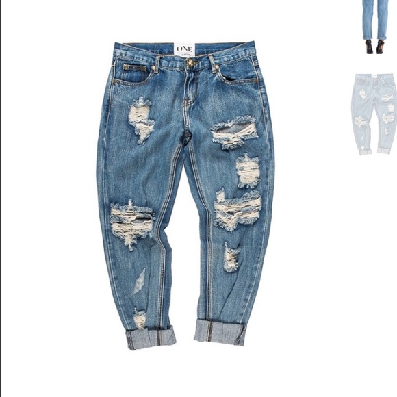 Cobain Awesome Baggies by One Teaspoon - Picture 2 of 3