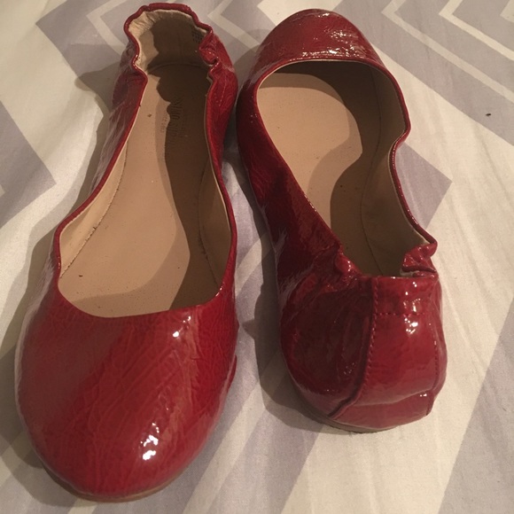 Red Ballet Flats