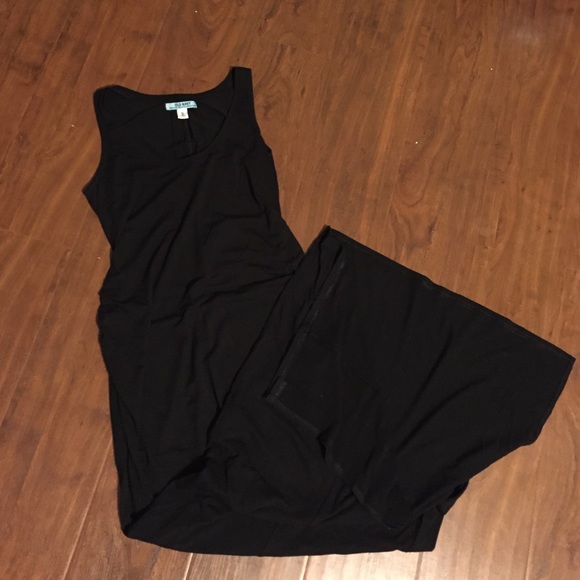 Black Maternity maxi dress