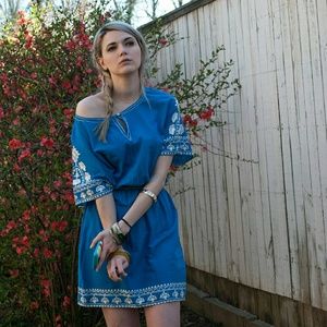 ONEDAYSALE . ink blue dress . size medium