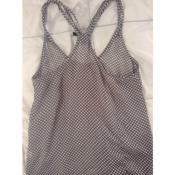 Sheer polka tank top - Picture 2 of 2