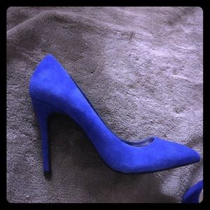 Blue suede pumps! FINAL REDUCTION