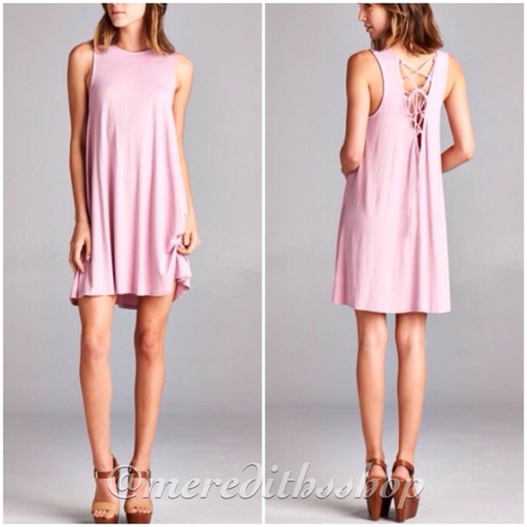 NWT Pink Shift Dress - Picture 2 of 4