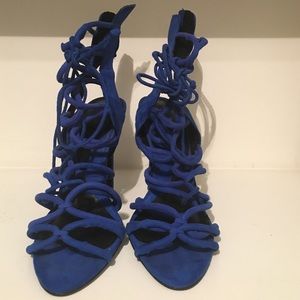 Zara lace up heels
