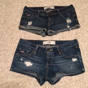 Hollister shorts sz 1 bundle