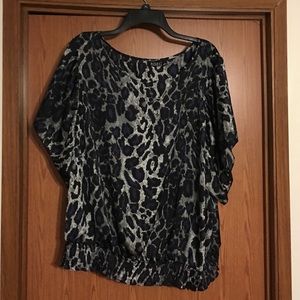Leopard spot blouse