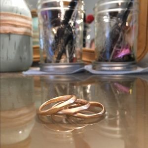 Chloe & Isabel set of 3 stackable rings
